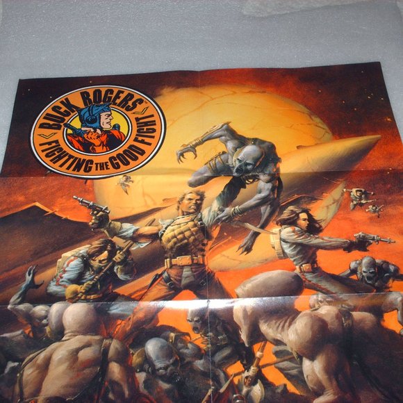 1990 Buck Rogers advertising poster for TSR games - Picture 2 of 7